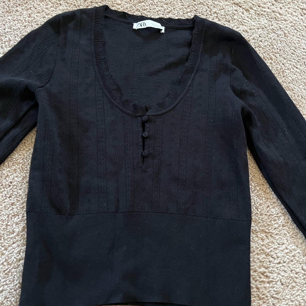 Zara knit top
